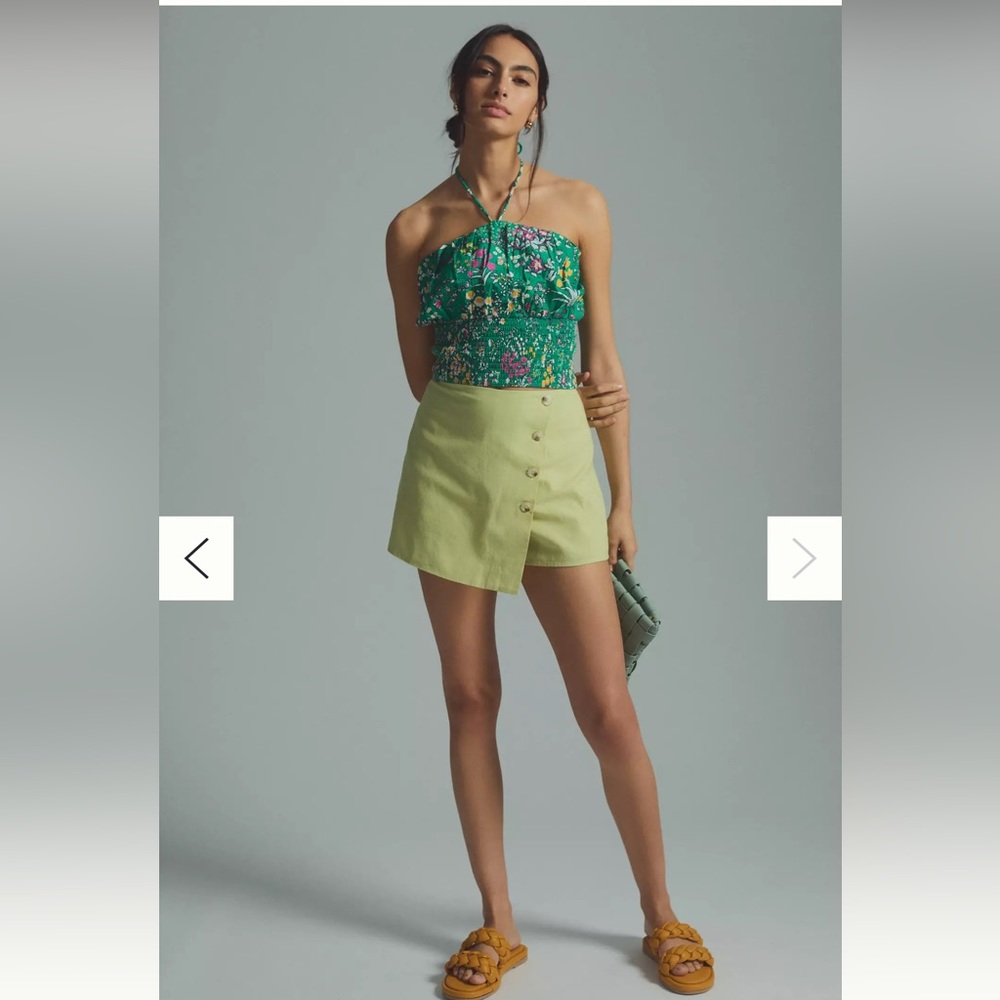Maeve by Anthropologie Woven Halter Top